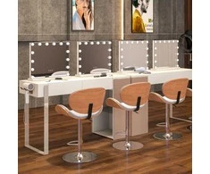 Promotions Holivudo veidrodis, 50x12x43 cm, LED apšvietimas, stalinis, metalinis rėmas