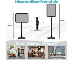 Promotions Informacinis stovas, 33x24 cm, Juoda