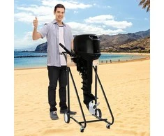 Promotions Išorinio variklio stovai, 110x57x104 cm, Juoda