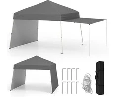 Promotions Iškylančioji palapinė su stogu, 426,7x280,4x252,4 cm, Pilka