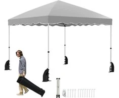 Promotions Iškylantis pavėsinė palapinė, 305x305x265-286 cm, Pilka
