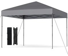 Promotions Išskleidžiamas palapinės stogelis, 295x295x252-285 cm, Pilka