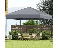 Promotions Išskleidžiamas palapinės stogelis, 295x295x252-285 cm, Pilka