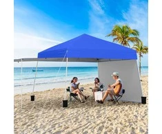 Promotions Išskleidžiamas palapinės stogelis, 426,7x280,4x252,4 cm, Mėlynas