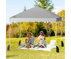 Promotions Iškylantis pavėsinė palapinė, 305x305x265-286 cm, Pilka