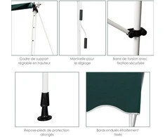 Promotions Ištraukiamas markizė, 250x120 cm, smėlio baltos spalvos