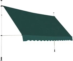 Promotions Ištraukiamas markizės stogelis, 400x200-300 cm, žalias