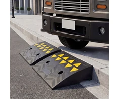 Promotions Įvažiavimo slenksčio rampos 49,5x33x13 cm juodos gumos