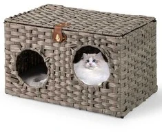Promotions Katės lova, 60x35x35 cm, pilka