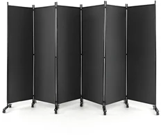 Promotions Kambario pertvara 6 skydai 335x30x173 cm pilka