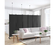Promotions Kambario pertvara 6 skydai 335x30x173 cm pilka