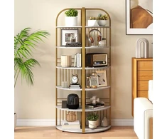 Promotions Kampinė lentyna 42x42x181,5 cm balta metalinė konstrukcija