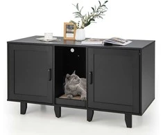 Promotions Katės kraiko dėžės uždangalas, 120x52x65 cm, pilkas
