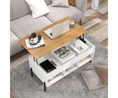 Promotions Keltuvio staliukas, 100x50x45 cm, baltas
