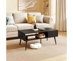 Promotions Kavos staliukas, 109x55x42 cm, Ruda Juoda