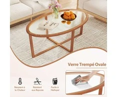 Promotions Kavos staliukas, 118x71,5x47,5 cm, Rudas