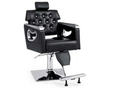 Promotions Kirpėjo kėdė, reguliuojama sukinėjama, 261x86x104-119,5 cm, juoda