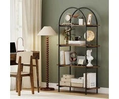 Promotions Knygų lentyna, 95x34x156 cm, ruda, metalinis rėmas