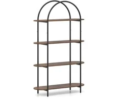 Promotions Knygų lentyna, 95x34x156 cm, ruda, metalinis rėmas
