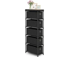 Promotions Komoda, 40x19x101 cm, Juoda