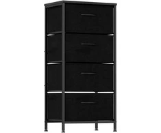 Promotions Komoda, 45x30x95 cm, Juoda, Metalinis rėmas