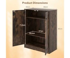 Promotions Komoda, 60x30x80 cm, Ruda, Medis