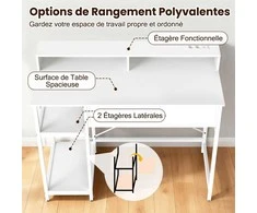Promotions Kompiuterio stalas, 106x48x90 cm, Rudas