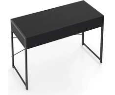 Promotions Kompiuterio stalas 111x48x76 cm Juodas metalas
