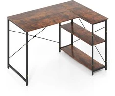Promotions Kompiuterio stalas, 118x86x74 cm, Rudas