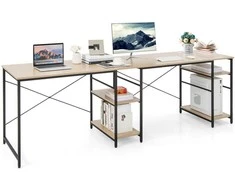 Promotions Kompiuterio stalas, 151x151x75 cm, Rustinis rudas