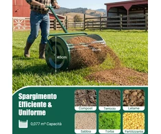 Promotions Komposto barstytuvas 67,5x40x113 cm žalias metalas