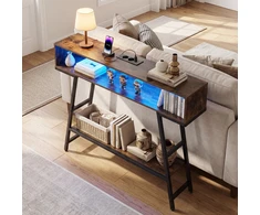 Promotions Konsolinis stalas 100x20x86,5 cm Rudas Saugojimo