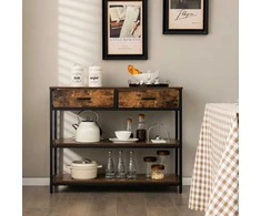 Promotions Konsolinis stalas, 100x30x80 cm, Rudas