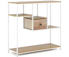 Promotions Konsolinis stalas, 35x100x95 cm, natūralus, su laikymo vieta