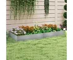Promotions Landšafto kraštovaizdžio apvadas, 600x20x20 cm, sidabrinės spalvos