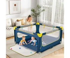 Promotions Kūdikių maniežas 150x150x76,5 cm mėlynas sulankstomas