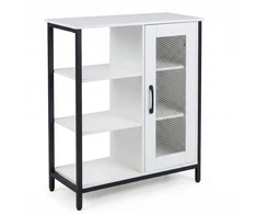 Promotions Laikymo spintelė 70x30x81 cm Balta Metalinė konstrukcija