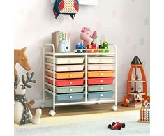 Promotions Laikymo vežimėlis, 12 stalčių, 63,5x38,1x86,4 cm, daugiak spalvių