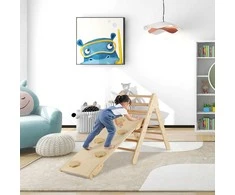 Promotions Vaikų laipiojimo trikampių rinkinys, 86,5x48x73,5 cm, natūralus