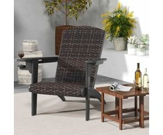 Promotions Lauko Adirondack poilsio kėdė, 92x76x100 cm, juoda