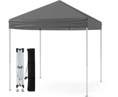 Promotions Lauko sulankstomas išskleidžiamas pavėsinė, 201x201x220-240 cm, pilka