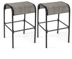 Promotions Lauko baro kėdė, 47x47x76 cm, Ruda Juoda