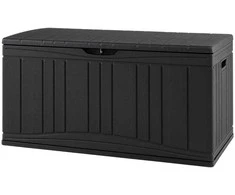 Promotions Lauko daiktadėžė 114x55x61 cm juoda HDPE