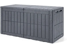 Promotions Lauko dėžė terasai 132x61x63,5 cm tamsiai ruda