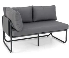 Promotions Sodo dvivietė sofa, 116x65x59 cm, pilka