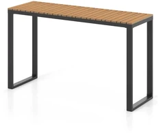 Promotions Lauko konsolinė staliukas, 129x42x75 cm, rudos ir juodos spalvos