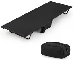 Promotions Stovyklavimo lovelė, 193x70x18 cm, Juoda