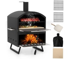 Promotions Lauko picos krosnis, 61x53.3x82.6 cm, juoda