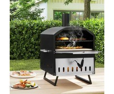Promotions Lauko picos krosnis, 61x53.3x82.6 cm, juoda