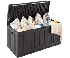 Promotions Lauko sandėliavimo dėžė 114x55x61 cm ruda HDPE